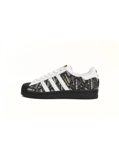 POP  Superstar Shoes White Black Black Bright White, FV2820 01