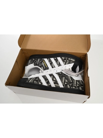 POP  Superstar Shoes White Black Black Bright White, FV2820 02