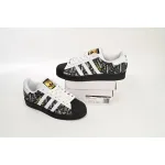 GET Superstar Shoes White Black Black Bright White, FV2820