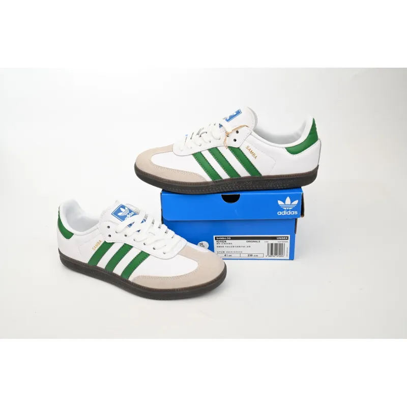 GET Originals Samba Vegan /OG Black Vintage White Green, IG1024