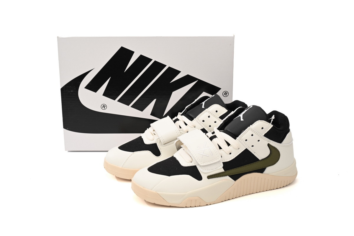  Get Travis Scott x Jordan Cut The Check Nice Kicks Olive green, FZ8117-041