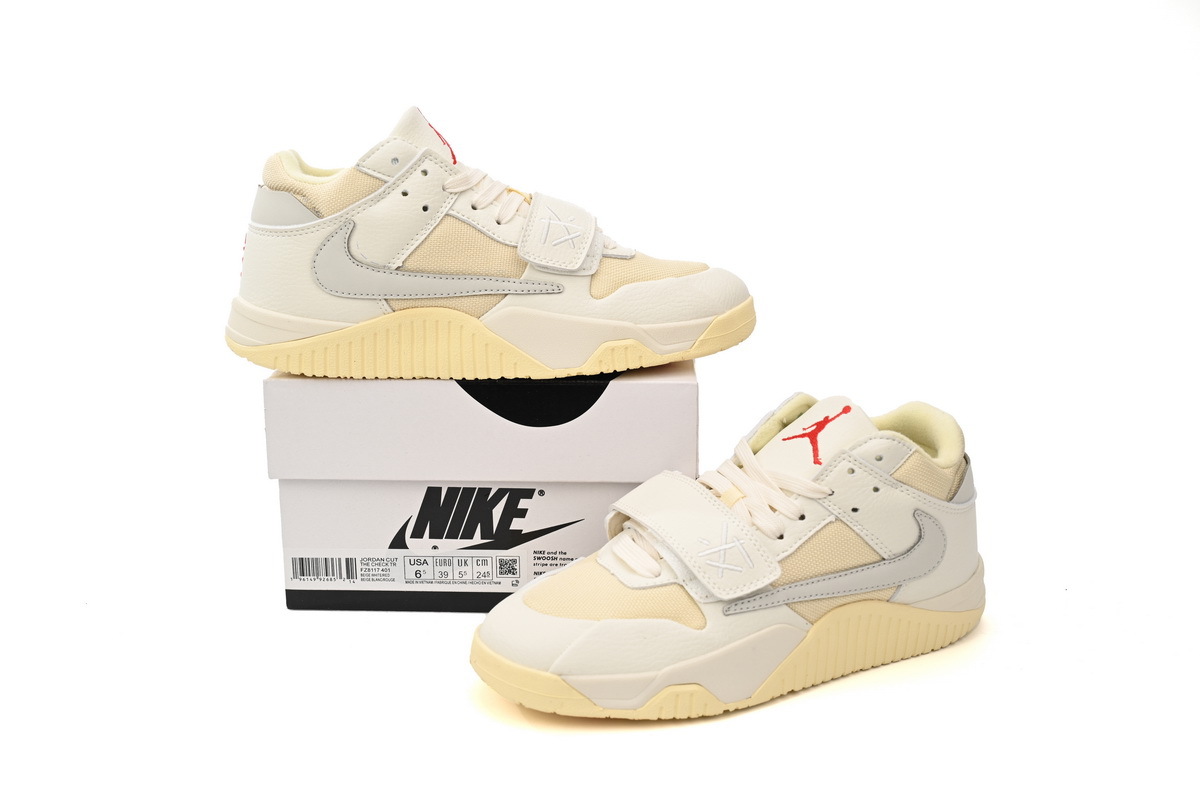  Get Travis Scott x Jordan Cut The Check Nice Kicks White, FZ8117-401