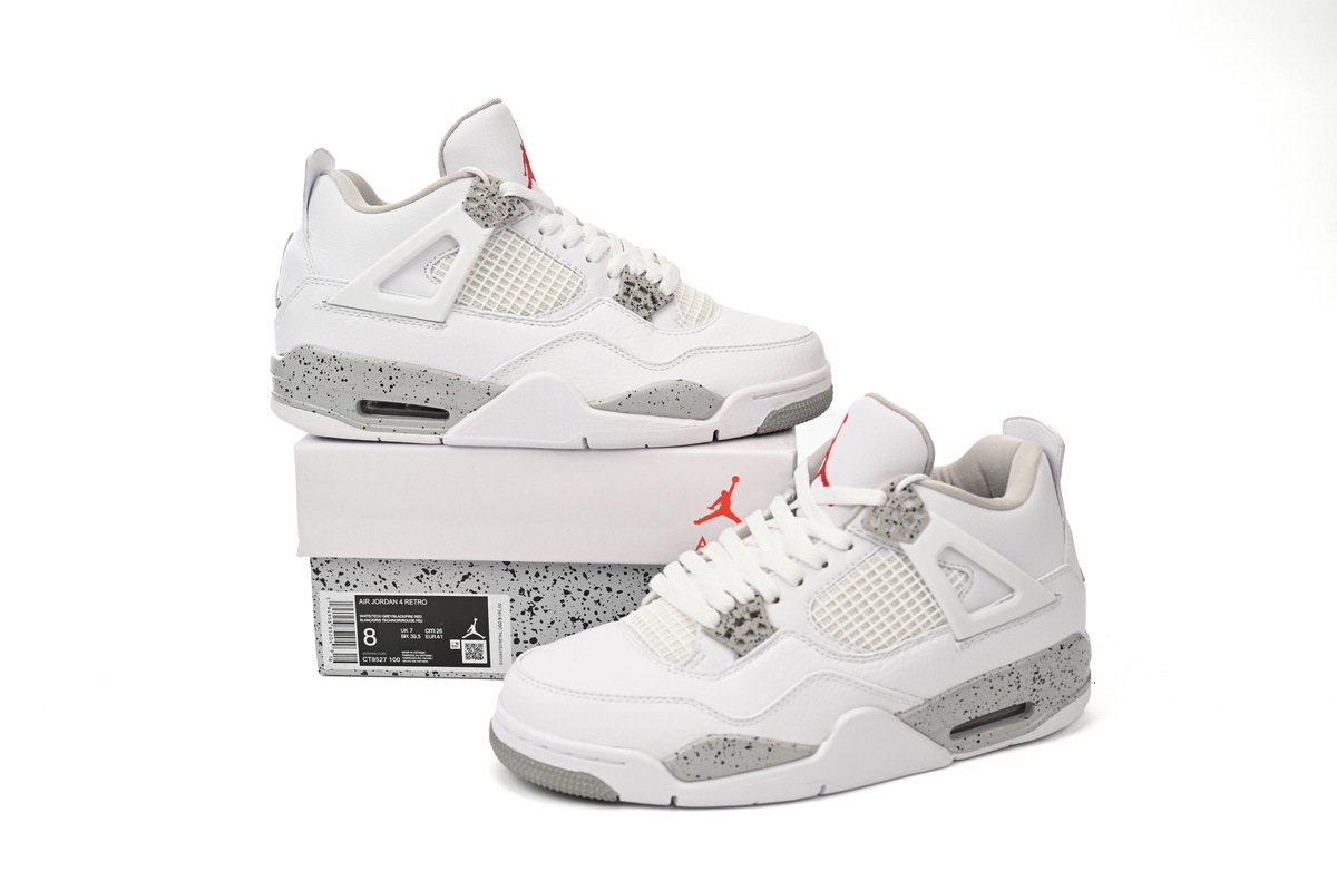  【Limited Time $36 Off】Get Jordan 4 White Oreo, CT8527-100