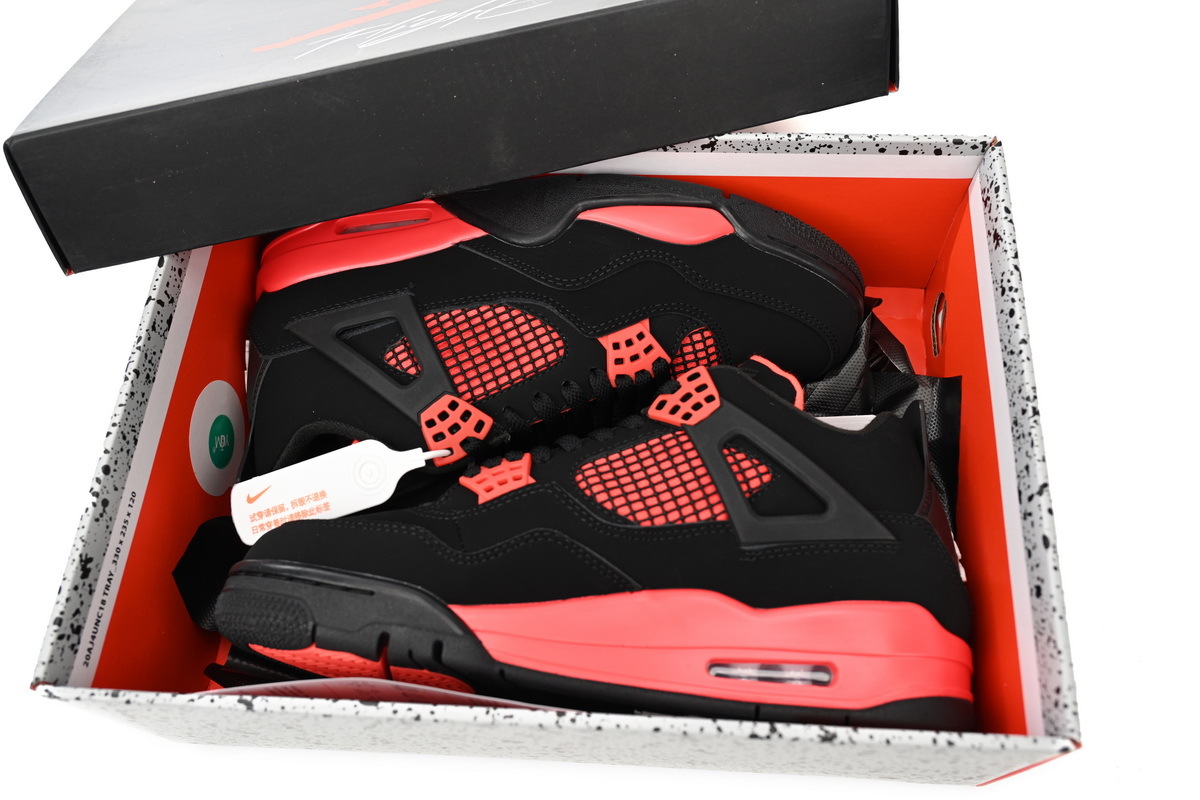 【Limited Time 50% Off】Jordan 4 Red Thunder, CT8527-016