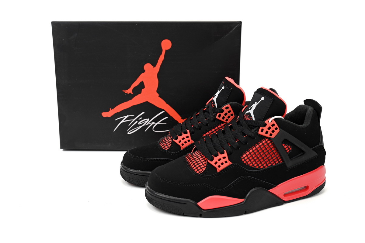 【Limited Time 50% Off】Jordan 4 Red Thunder, CT8527-016