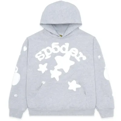 Sp5der Beluga Hoodie Gray 01