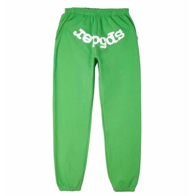 Green Sp5der Web Sweatpants 01