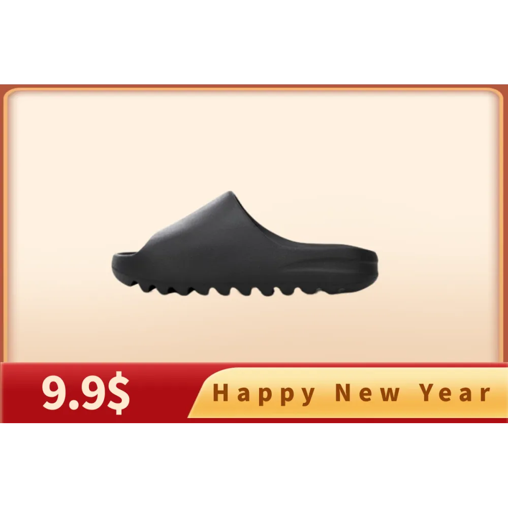 【Buy 1 Pair Get 2nd For $9.9】GET Yeezy Slide Onyx, HQ6448