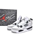  【Buy 1 Pair Get 2nd For $9.9】Air Jordan 4 Retro Military Black, DH6927-111 