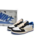  【Buy 1 Pair Get 2nd For $9.9】Jordan 1 Low Travis Scott Fragment Design, DM7866-140
