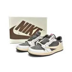  【Buy 1 Pair Get 2nd For $9.9】Jordan 1 Retro Low OG SP Travis Scott Reverse Mocha, DM7866-162