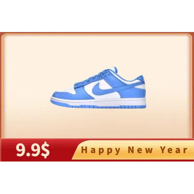 【Buy 1 Pair Get 2nd For $9.9】Dunk Low University Blue, DD1391-102 01