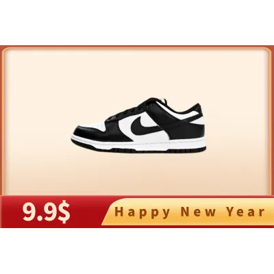 【Buy 1 Pair Get 2nd For $9.9】Dunk Low Black And White Panda, DD1391-100 01