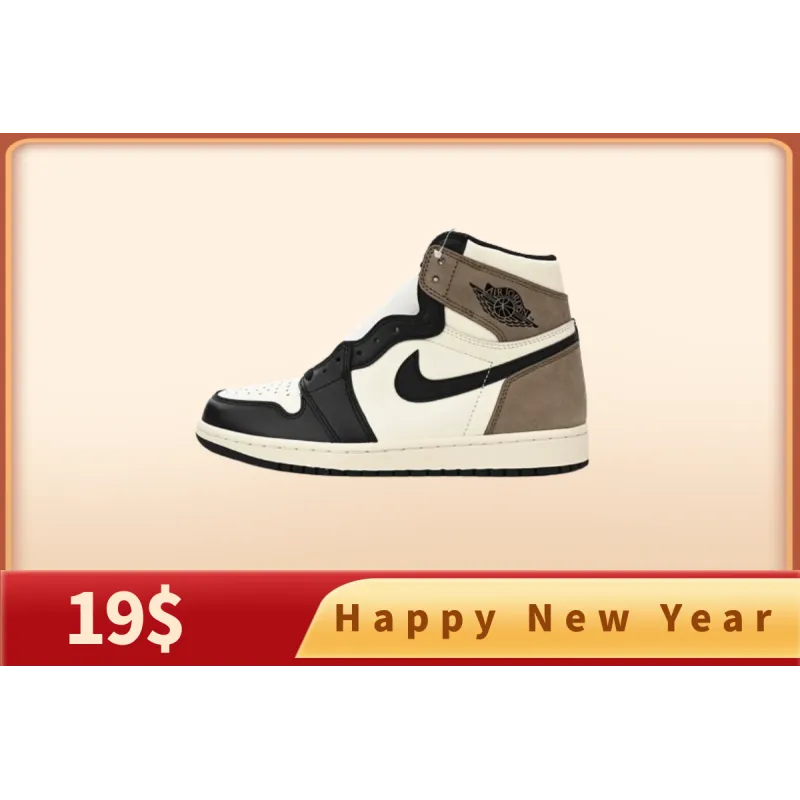  【Buy 1 Pair Get 2nd For $19】Get Jordan 1 Retro High OG Dark Mocha, 555088-105