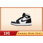  【Buy 1 Pair Get 2nd For $19】Get Jordan 1 Retro High OG Black White, BQ4422-001
