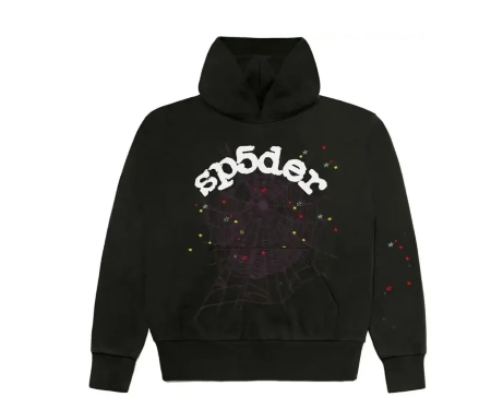 Sp5der Black Worldwide Hoodie
