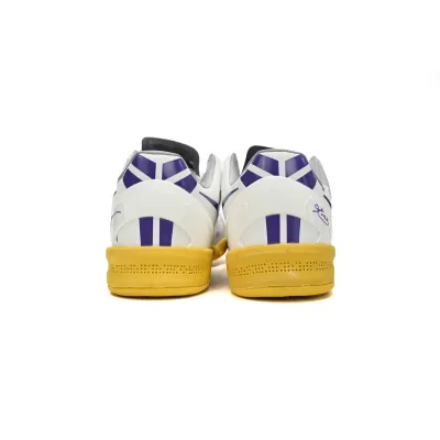  Perfectkicks Kobe 8 Low White/Purple-Yellow, 555035-101  02