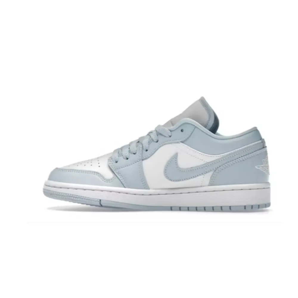 GET Jordan 1 Low White Ice Blue