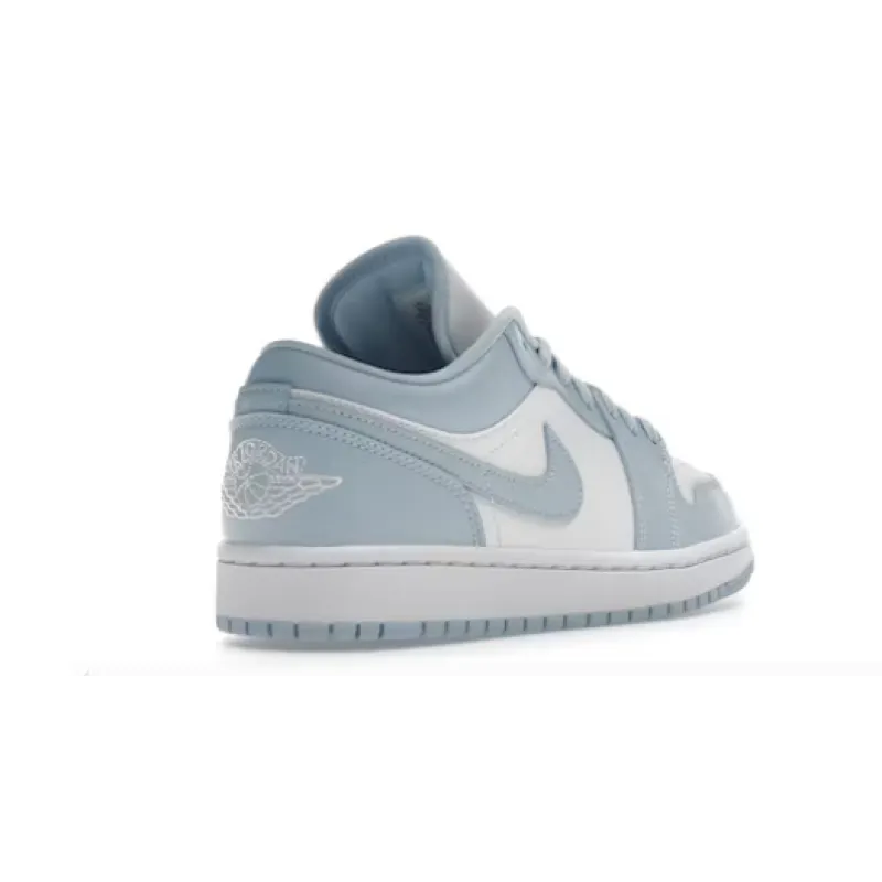 GET Jordan 1 Low White Ice Blue