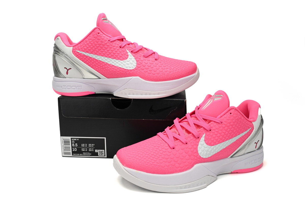  Zoom Kobe 6 "Think Pink",CW2190-601