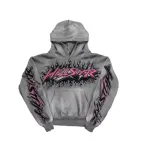 Hellstar Future Flame Hoodie Grey, FW23
