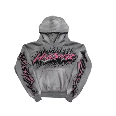 Hellstar Future Flame Hoodie Grey, FW23 01