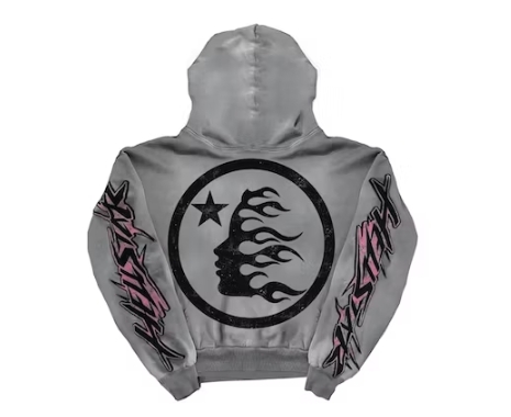 Hellstar Future Flame Hoodie Grey, FW23
