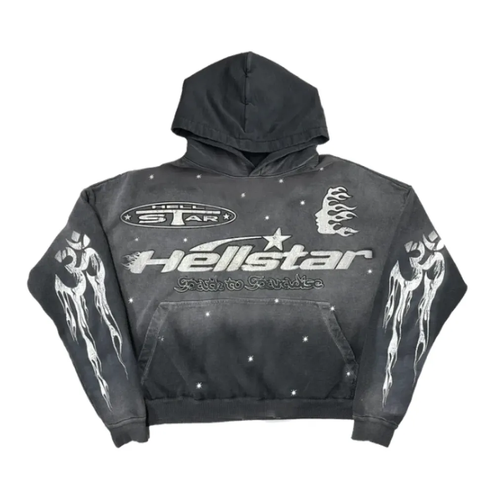 Hellstar Black Racer Hoodie,FW23