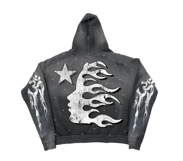 Hellstar Black Racer Hoodie,FW23