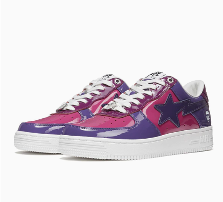 Perfectkicks A Bathing APE Bape Sta Combo Purple,1H20-191-046