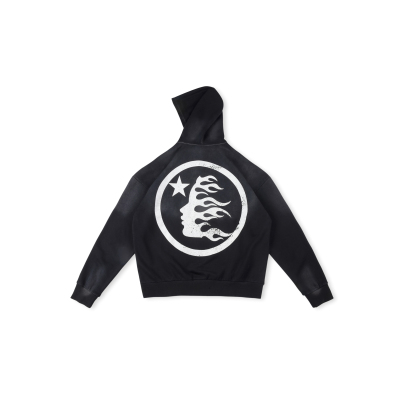 Hellstar Hoodie black With zipper 02