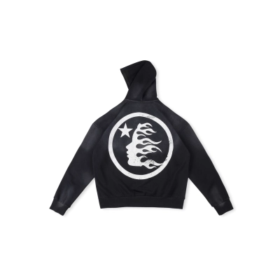 Hellstar Hoodie black With zipper 02