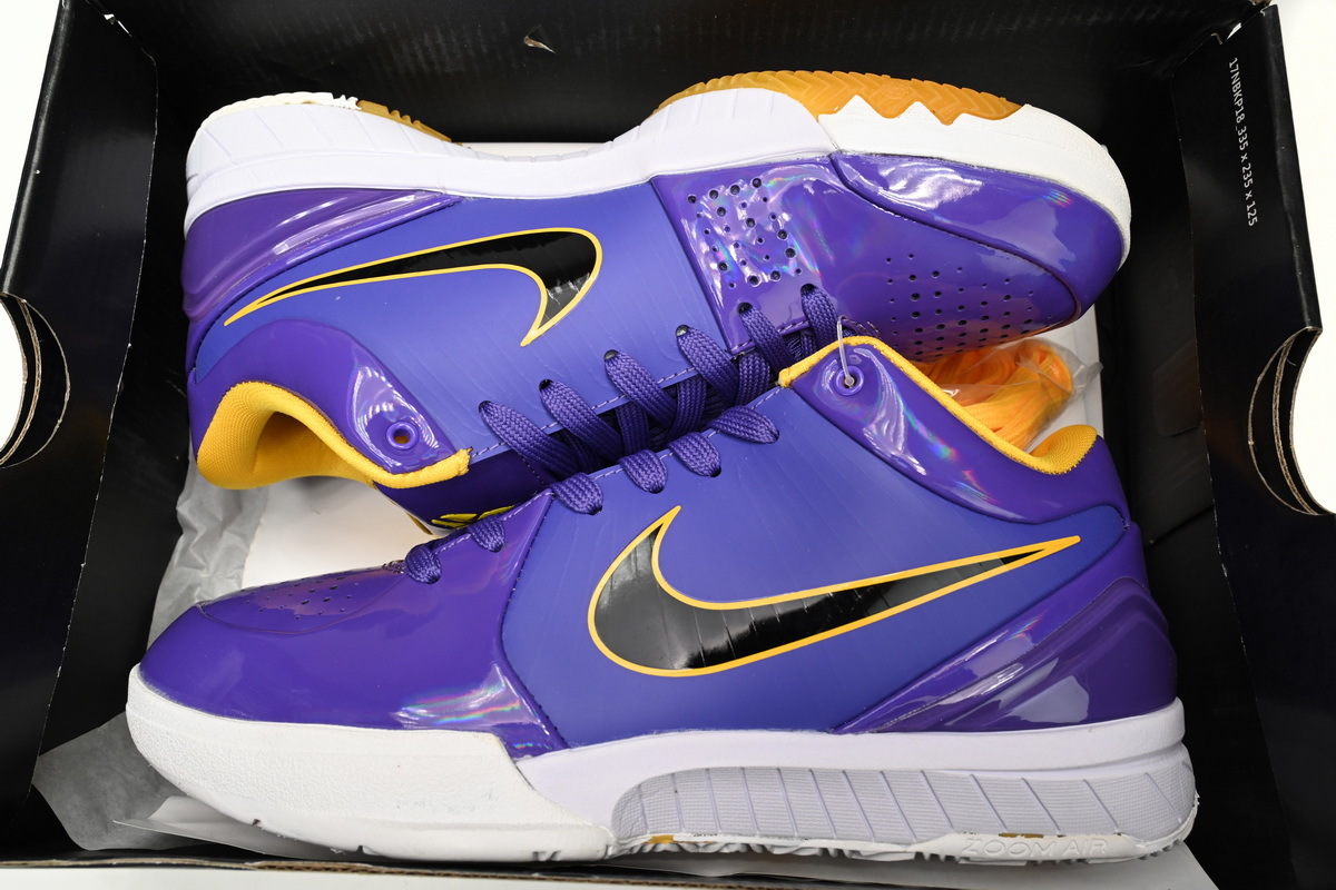  Kobe 4 Protro Undefeated Los Angeles Lakers,CQ3869-500