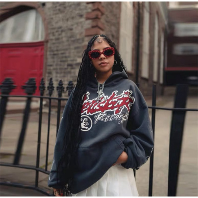 Hellstar Hoodie Navy blue 01