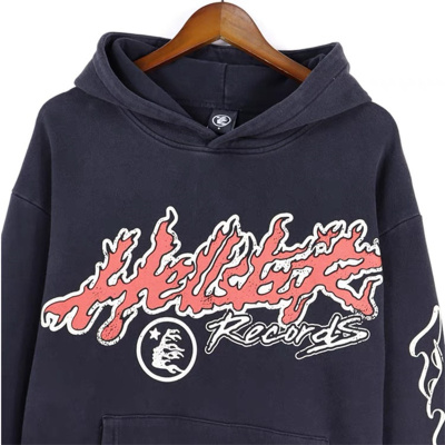 Hellstar Hoodie Navy blue 02