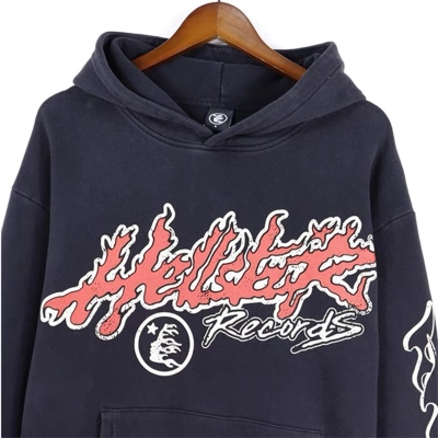 Hellstar Hoodie Navy blue 02