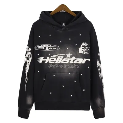 Hellstar Hoodie Black Logo 01
