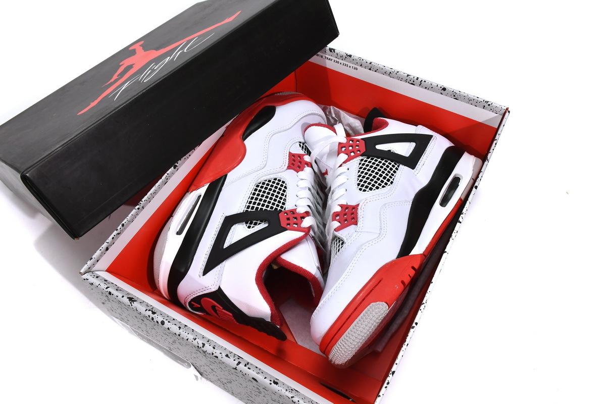  GET Jordan 4 Fire Red, DC7770-160