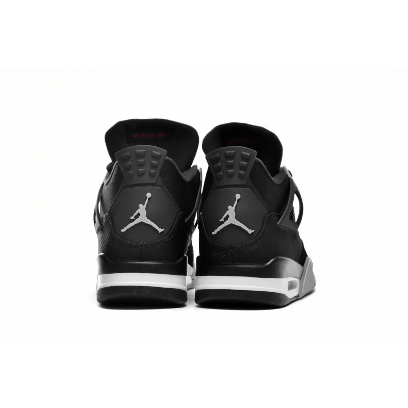 GET Jordan 4 Retro Black Canvas, DH7138-006