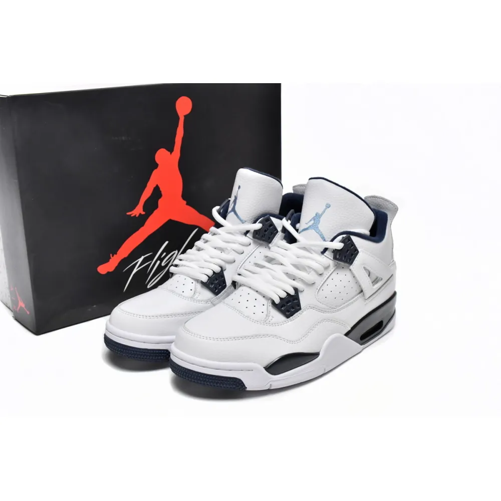 GET Jordan 4 Retro LS Legend Blue, 314254-107