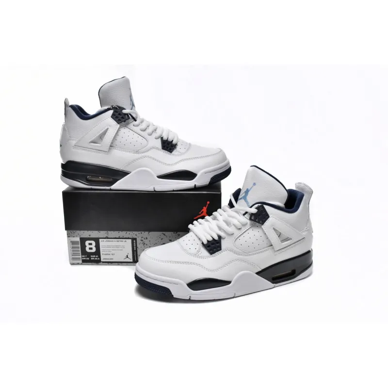 GET Jordan 4 Retro LS Legend Blue, 314254-107