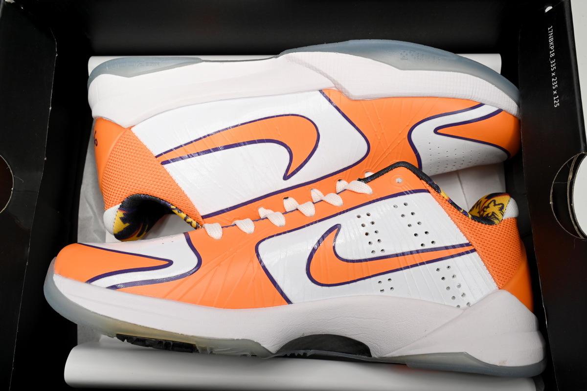  Kobe 5 BruceLee White Orange,CD4991-106