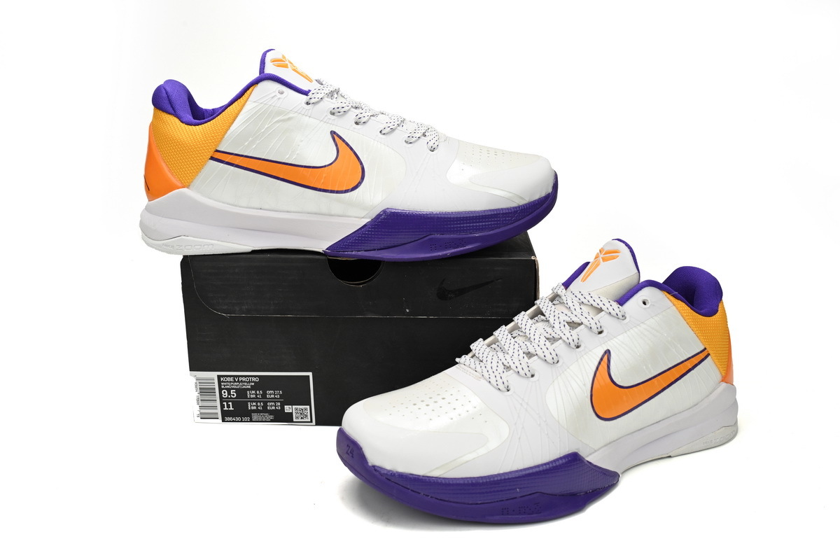  Zoom Kobe 5 'Lakers',386430-102
