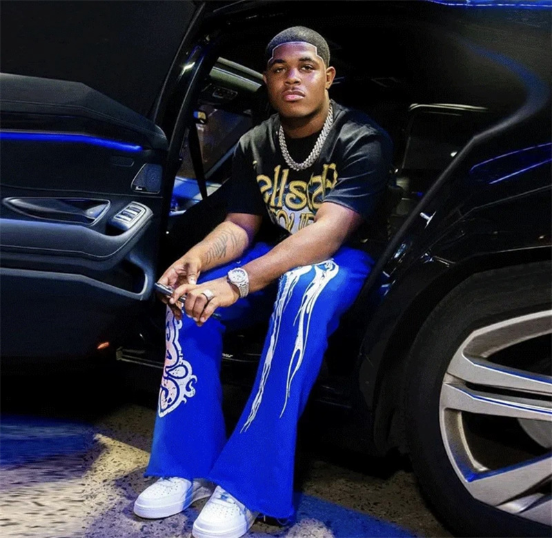 Hellstar Studios Blue Sweatpants