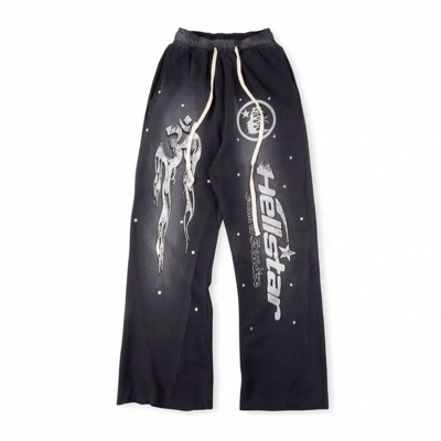 Hellstar Black Sweatpants 01