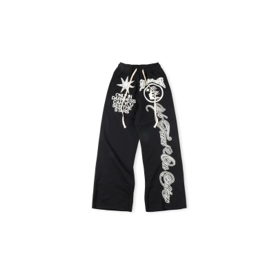 Hellstar Flare Sweatpants Black 01
