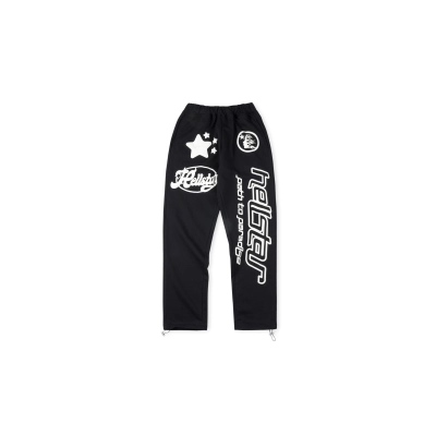 Hellstar Flare Black Sweatpants 01