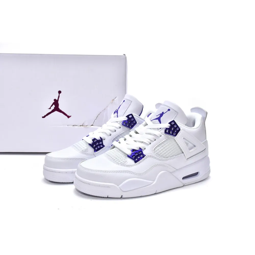 GET Jordan 4 Retro Purple Metallic, CT8527-115