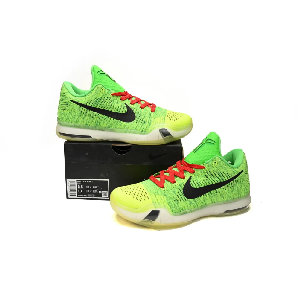  Kobe 10 Elite iD Grinch,802817-901