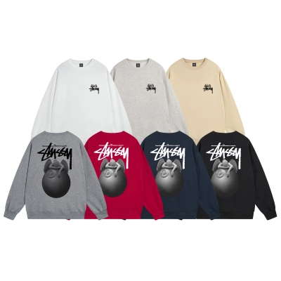  PK Stussy Hoodie White,Light Grey, Apricot, Gray,Red,Navy Blue,Black. XB538 01